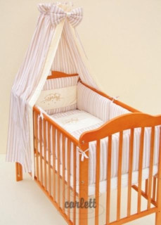 Souprava do postýlky 15 dílná Filip béžová 135 x 100 cm