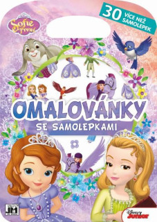 Omalovánky se samolepkami - Sofie První
