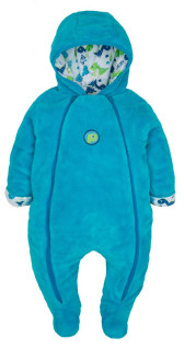 Gmini overal s kapucí DINO barva MODRÁ