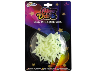 Nalepovací svítící hvězdičky na zeď