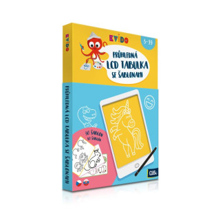 Průhledná LCD tabulka se 30 šablonami Kvído