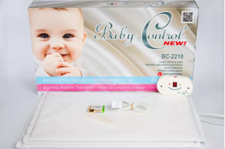 Baby Control Digital monitor dechu BC2210 se dvěma podložkami