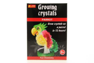 Rostoucí krystaly papoušek