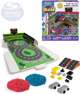 Kinetic Sand BUILD - Bourej se svými auty