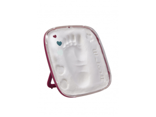 Baby Art otisk rámeček Hello Baby Burgundy