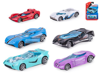 Auto závodní 8 cm kov volný chod