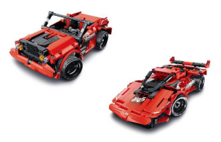 Stavebnice auto RC 2 v 1 na baterie 2,4 GHz 351dílků iM.Master