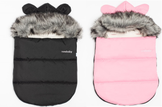 Luxusní zimní fusak s kapucí s oušky New Baby Alex Fleece