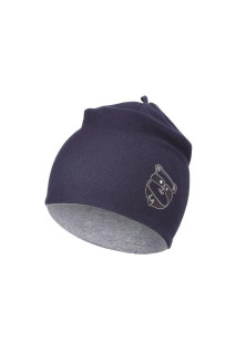 Čepice podšitá JEANS Outlast® - tm.modrá/šedý melír