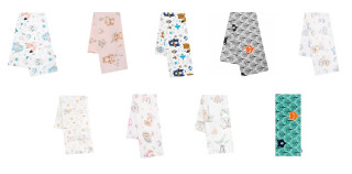 Flanelová plena s potiskem 70 x 80 cm New Baby