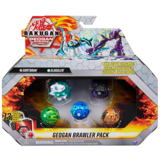 Bakugan sada 2ks Geogan + 3ks Bakugan s3