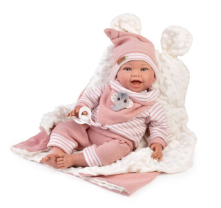 Olivie zátěžová realistická panenka miminko s měkkým látkovým tělem - 42 cm Guca