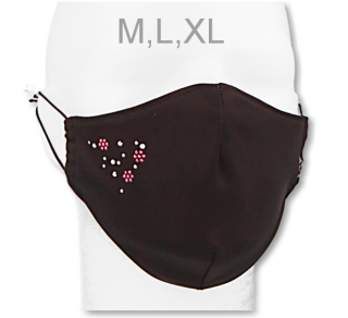 Funkční designová rouška z materiálu Coolmax Pomněnky RDX