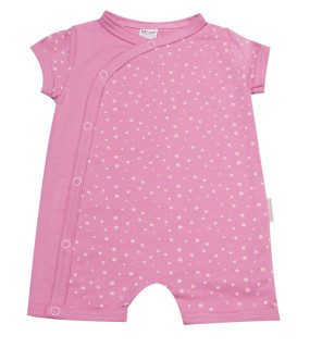 Overal letní kojenecký krátký rukáv/nohavice Puntík MKcool