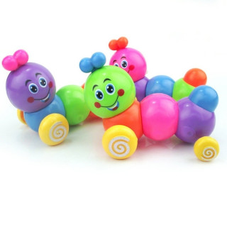 Housenka natahovací na kolečkách na klíček