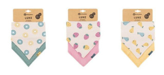 Bryndák bandana Luke 2 ks 3 m+ Beige Petite & Mars