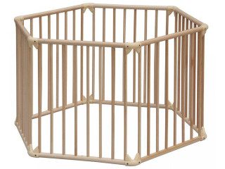 Dětská dřevěná ohrádka Scarlett Fany - přírodní 2. JAKOST