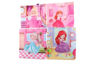 Dárková taška princezny 30 x 26,5 cm