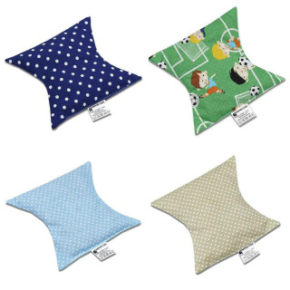 Nahřívací polštářek z třešňových pecek 16x14cm mašle