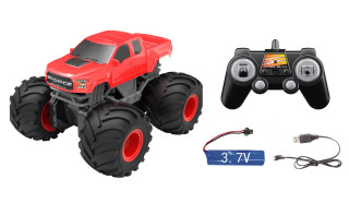 Ford F-150 Raptor Monster Truck plavací červený RC na dálkové ovládání