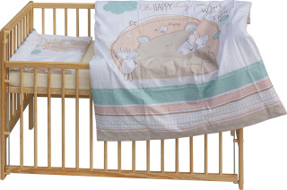 Dětská postýlka s kompletní výbavou 120 x 60 cm Scarlett Eri