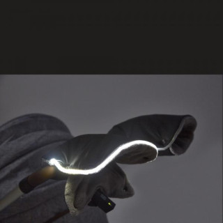 Rukavice svítící na kočárek