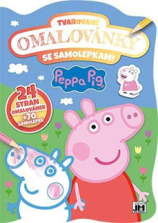 Tvarované omalovánky Peppa