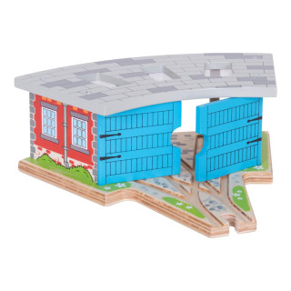 Trojité depo s vraty Bigjigs Rail