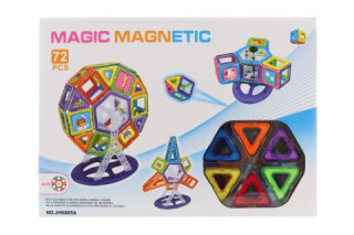 Magnetická stavebnice 72 ks