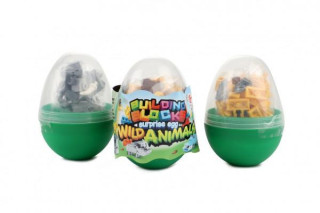 Vejce s překvapením stavebnice divoká zvířata