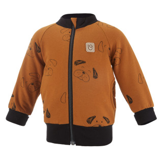 Mikina rozepínací karamelová pejsci Little Angel 