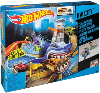 Hot Wheels color shifters set žraločí přístav