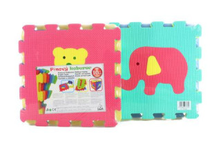 Pěnový koberec puzzle zvířata