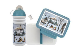 Zdravá sváča Svačinový set M Lada - Sáňkující děti