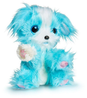 Zvířátko Fur Balls plyšový Touláček na baterie se zvukem pejsek/kočička modrý