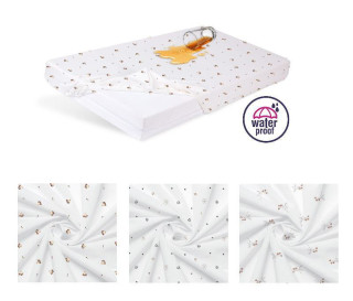 Nepromokavé prostěradlo jersey Print 60 x 120 cm Babymatex
