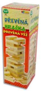 Hra věž Jenga dřevěná velká BEZ ORIGINÁLNÍHO BALENÍ