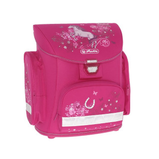 Školní batoh Herlitz Midi Kůň růžový