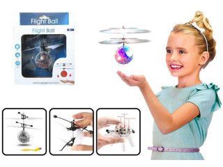 Vrtulníková koule s LED krystaly