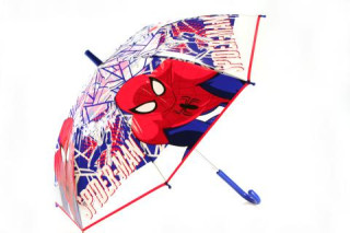 Deštník Spiderman průhledný vystřelovací