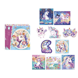 Sada Maxi XXL s mnoha aktivitami Jednorožec od 5 let Atelier Janod 