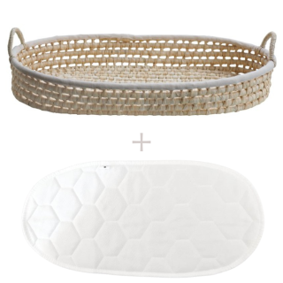 Přebalovací košík pro miminko Corn + podložka Ahojbaby