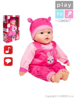Mluvící a zpívající dětská panenka PlayTo Terezka 46 cm