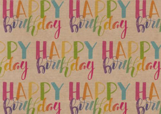 Balící papír Happy Birthday 2 m