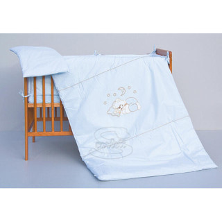 Dětské povlečení 2dílné Měsíček - modré 100 x 135 cm