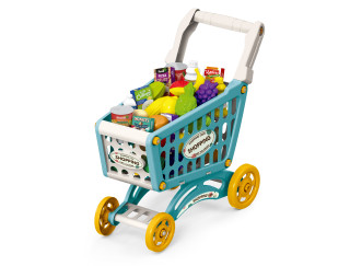 Nákupní vozík s potravinami 40 x 24,5 x 44 cm