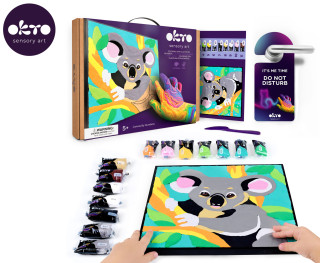 Malování hmotou podle čísel Koala 29 x 29 cm Okto