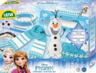 Plastová sada pletení Frozen/Ledové království