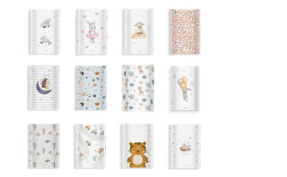 Přebalovací podložka na postýlku tvrdá 70 x 47 cm Albero Mio