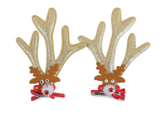 Párty sponky do vlasů vánoční sob